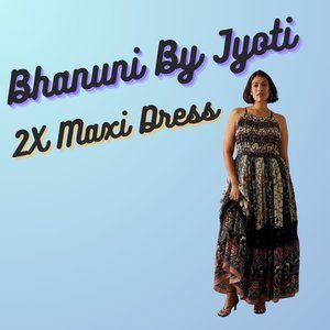 NWOT 2X / 20W Anthropologie Bhanuni By Jyoti Boho Maxi Dress